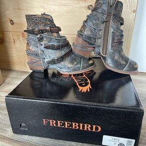 Freebird Crue Multi-Strap Leather Boots